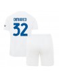 Inter Milan Federico Dimarco #32 Vieraspaita Lasten 2023-24 Lyhythihainen (+ shortsit)